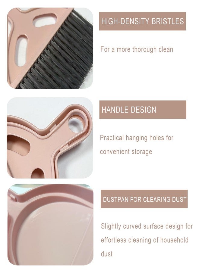 NBGYTECH Mini Broom and Dustpan Set Small Broom with Dustpan Combo Set Portable Cleaning Tools for Home Office RV Learning Camping (Olive Green) - Image 5